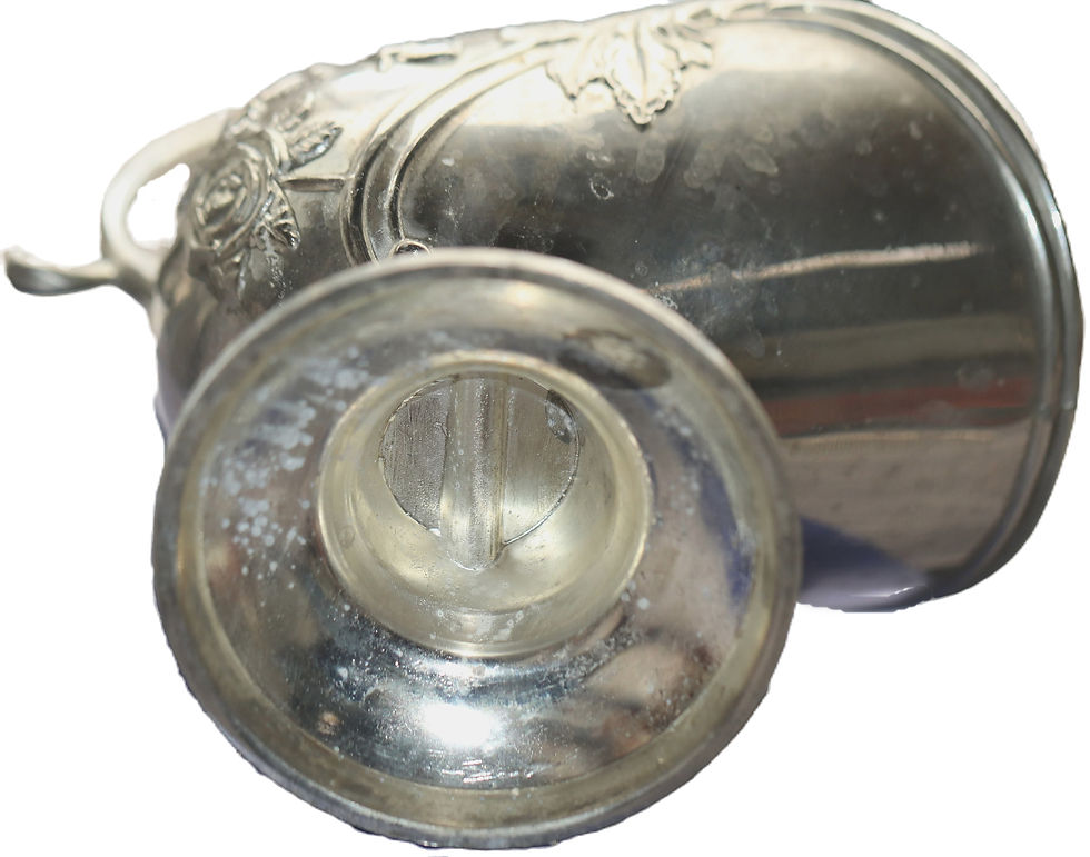 Miniatura: Vintage Silver Plated Sugar Scuttle With Scoop, Sugar Cube Tableware Serving