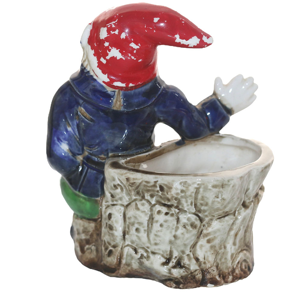 Μικρογραφία: Preloved Ceramic Gnome Planter