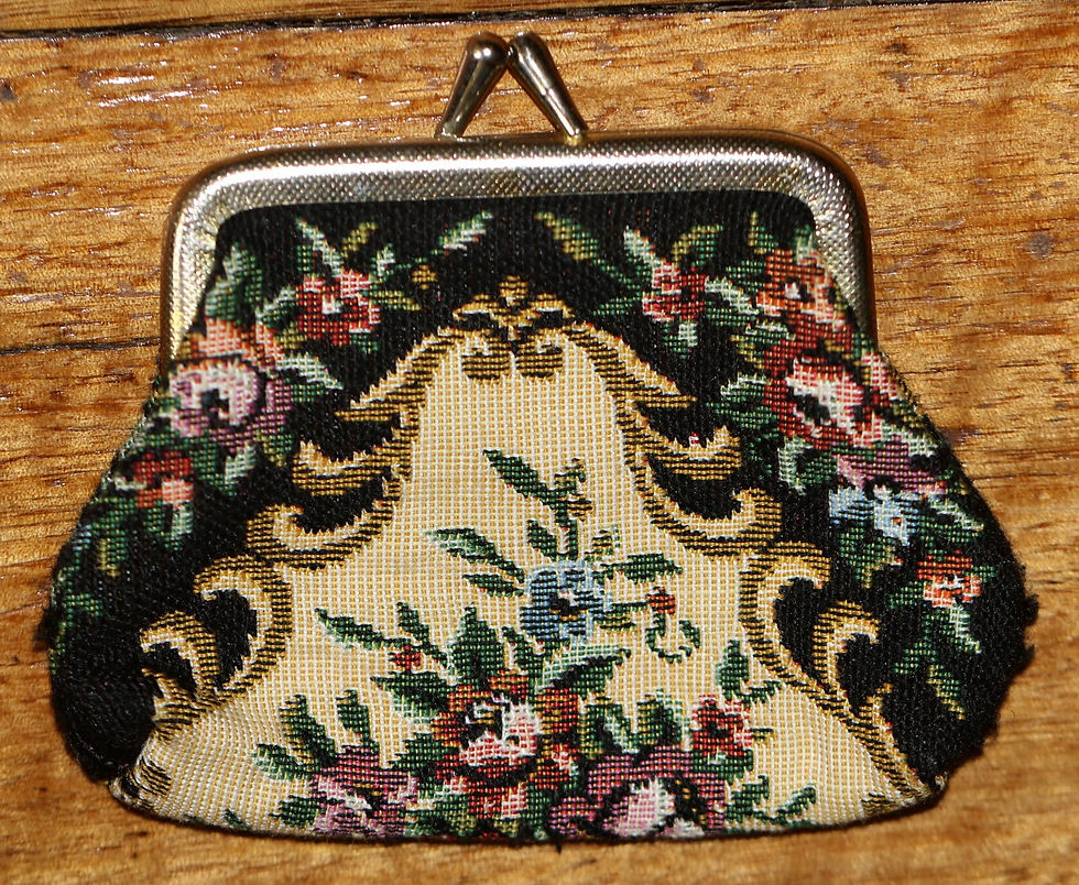 Preloved Tapestry-Style Purse