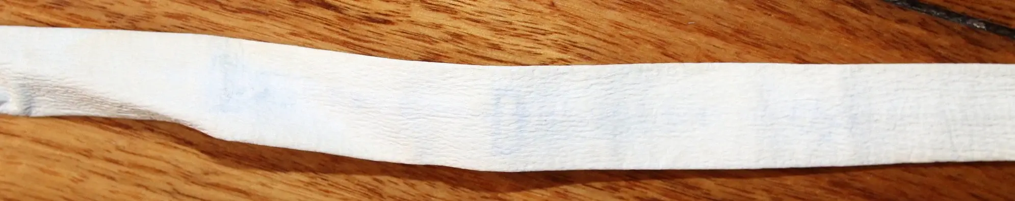 Preloved Vintage Genuine Leather Necktie , Vera Pelle Leather Tie