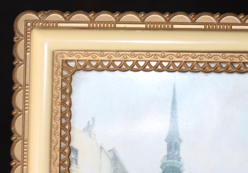 Миниатюра: Preloved Vintage plastic picture frame, Retro Photo Frame
