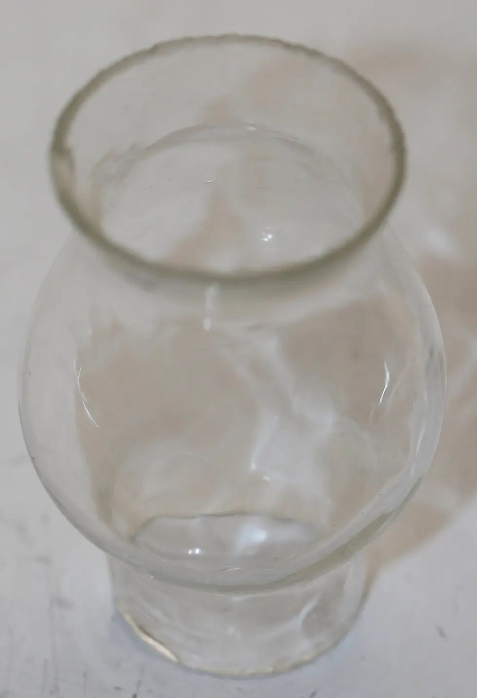 Miniature : Preloved Small Glass House Oil Lantern, House Oil Lamp