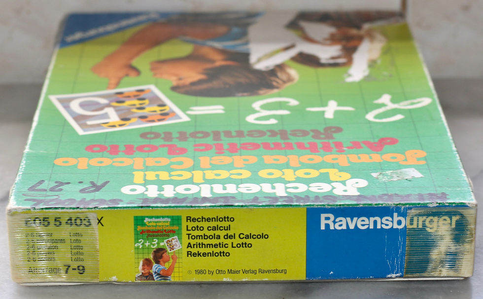 Thumbnail: Preloved Vintage Rechenlotto Arithmetic Lotto educational math game Ravensburger
