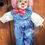 Miniaturbild: Preloved Ceramic and Cloth Clown Doll, Clown Toy