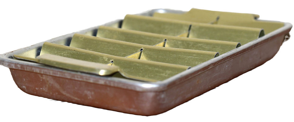 Miniatura: Preloved Metal ice cube tray, Retro Ice Cube Tray
