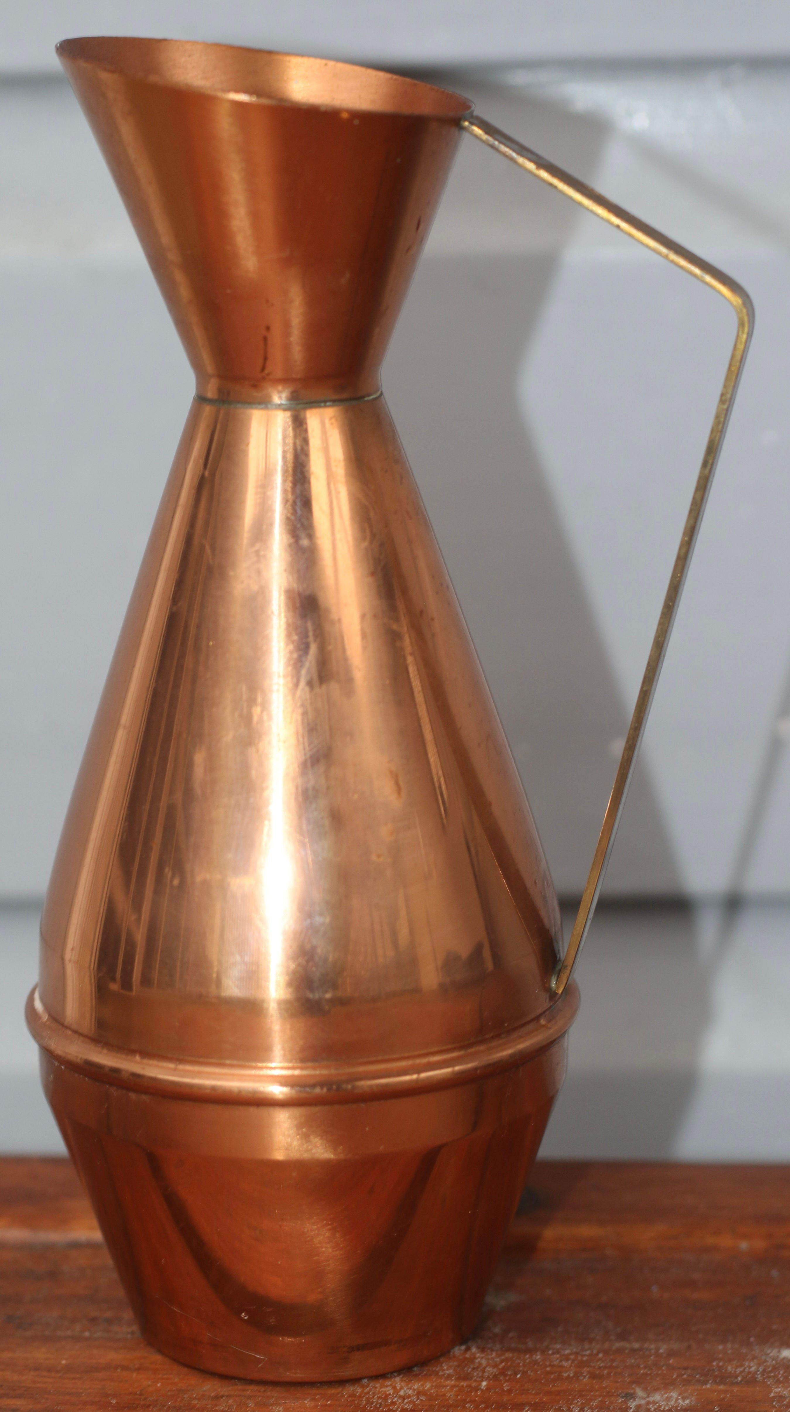 Preloved Vintage copper jug, Vintage Copper Vase