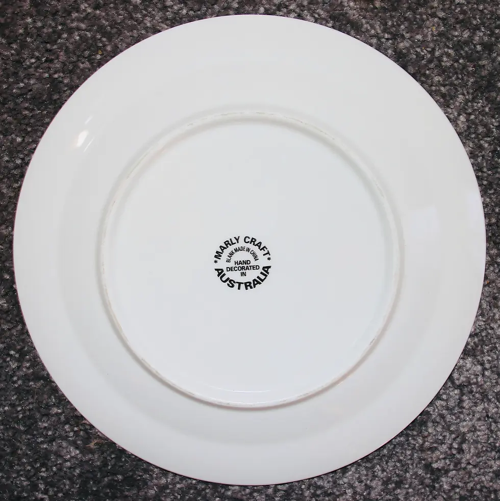 Миниатюра: Preloved Silver Wedding 25th Anniversary display plate