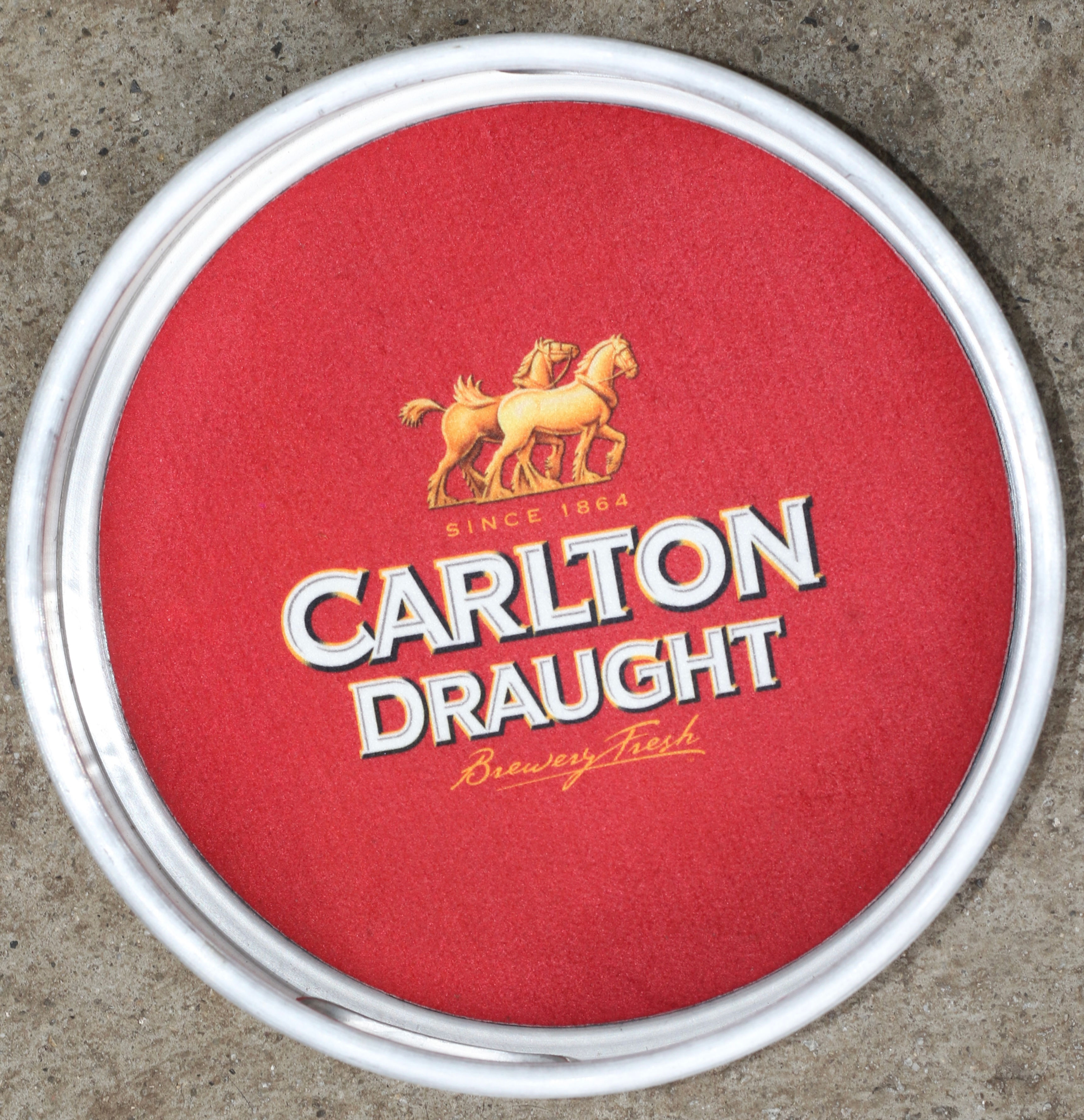 Preloved Carlton Draught branded beer tray, Barware Tary