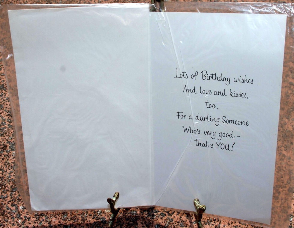 Thumbnail: Preloved Vintage Child's 4th Birthday Card.