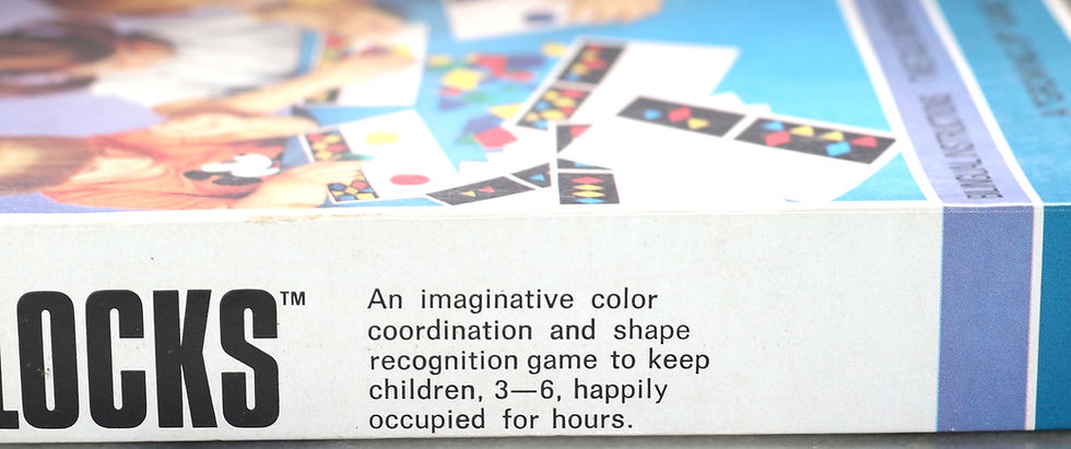 Thumbnail: Preloved Vintage Orda Brainy Blocks geometry and shape-matching game