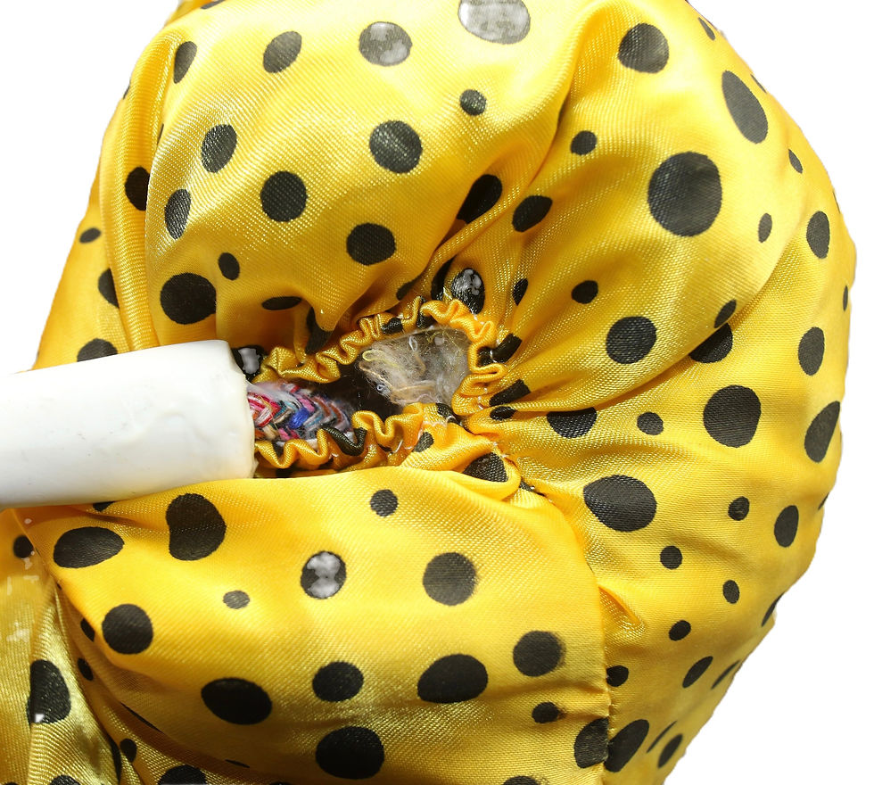 Miniature : Preloved Ceramic and Cloth Clown Doll, Clown Toy