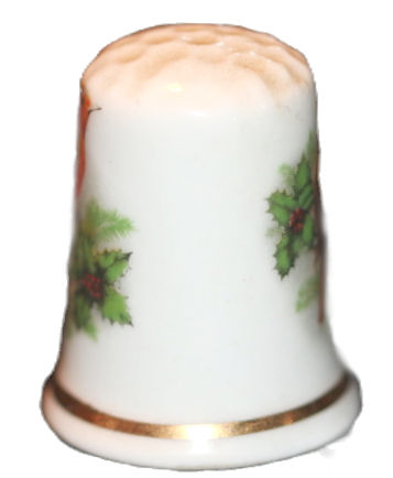 縮圖：Preloved Bone China Bird Thimble