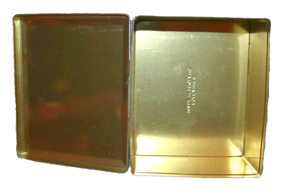 Miniatura: Preloved Public Benefit Boot Company Tin, Vintage Tin