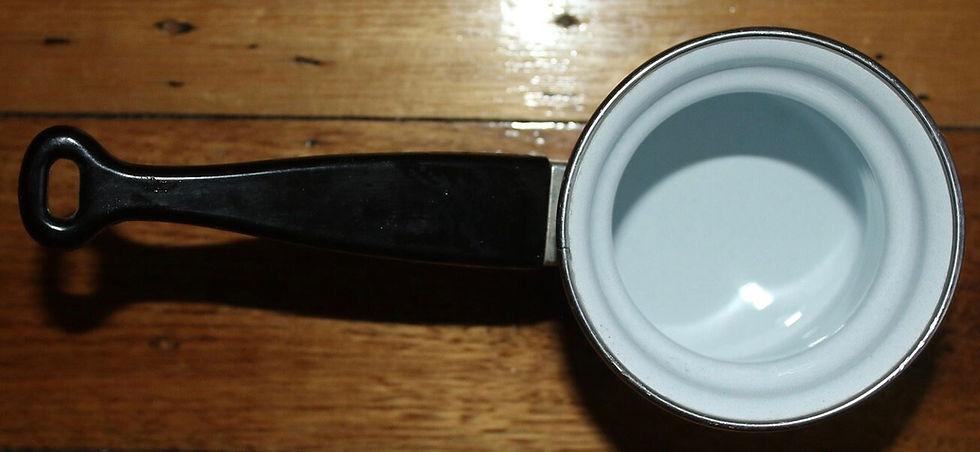 Miniaturbild: Preloved Gorica Enamelware Saucepan