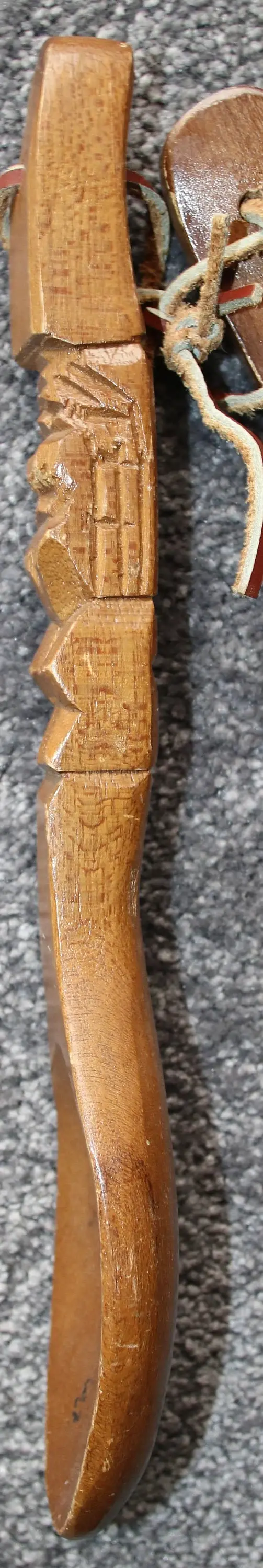 Miniatura: Preloved Large Wooden Spoon And Fork For Wall Display