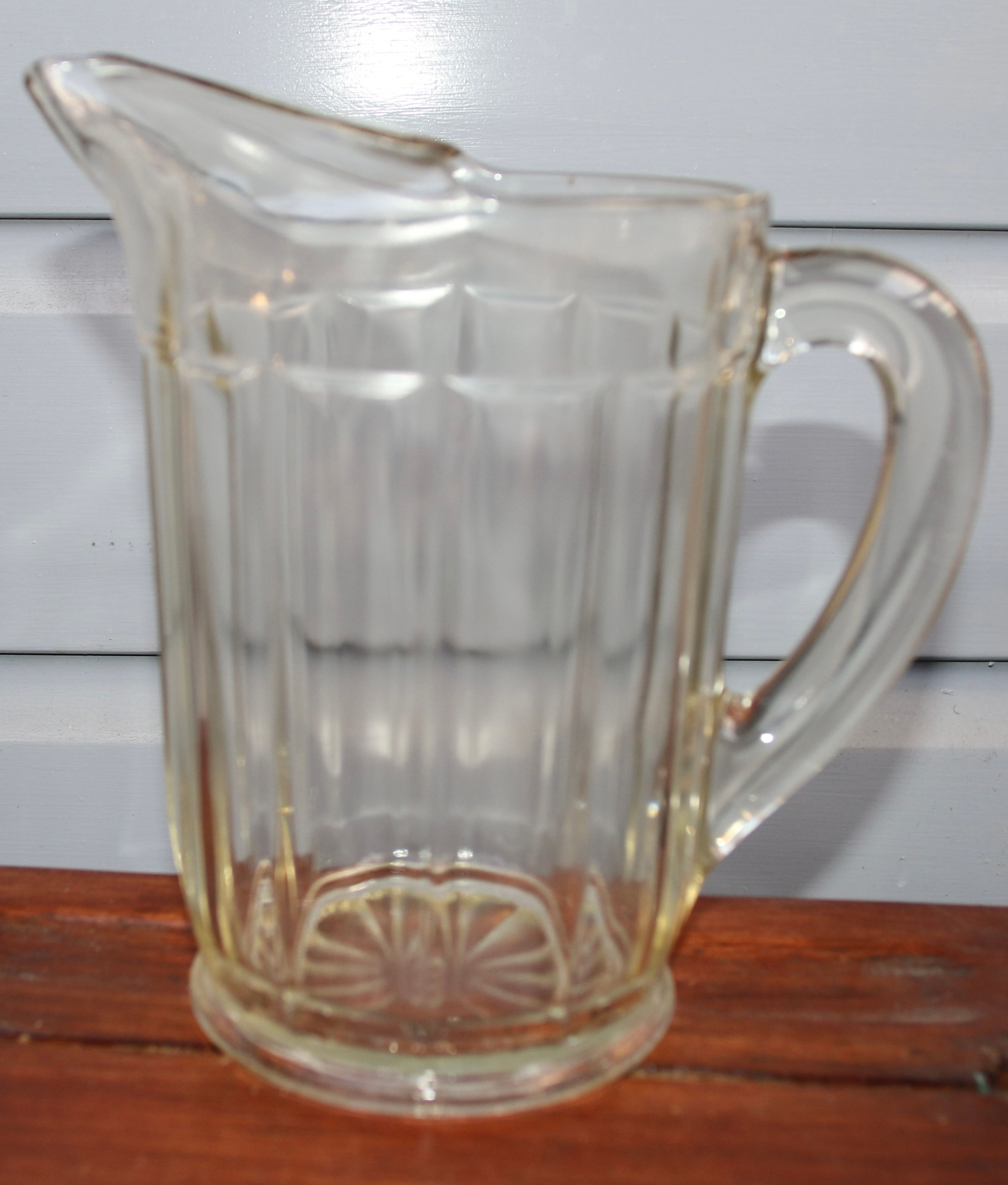 Preloved Vintage Glass Beer Jug