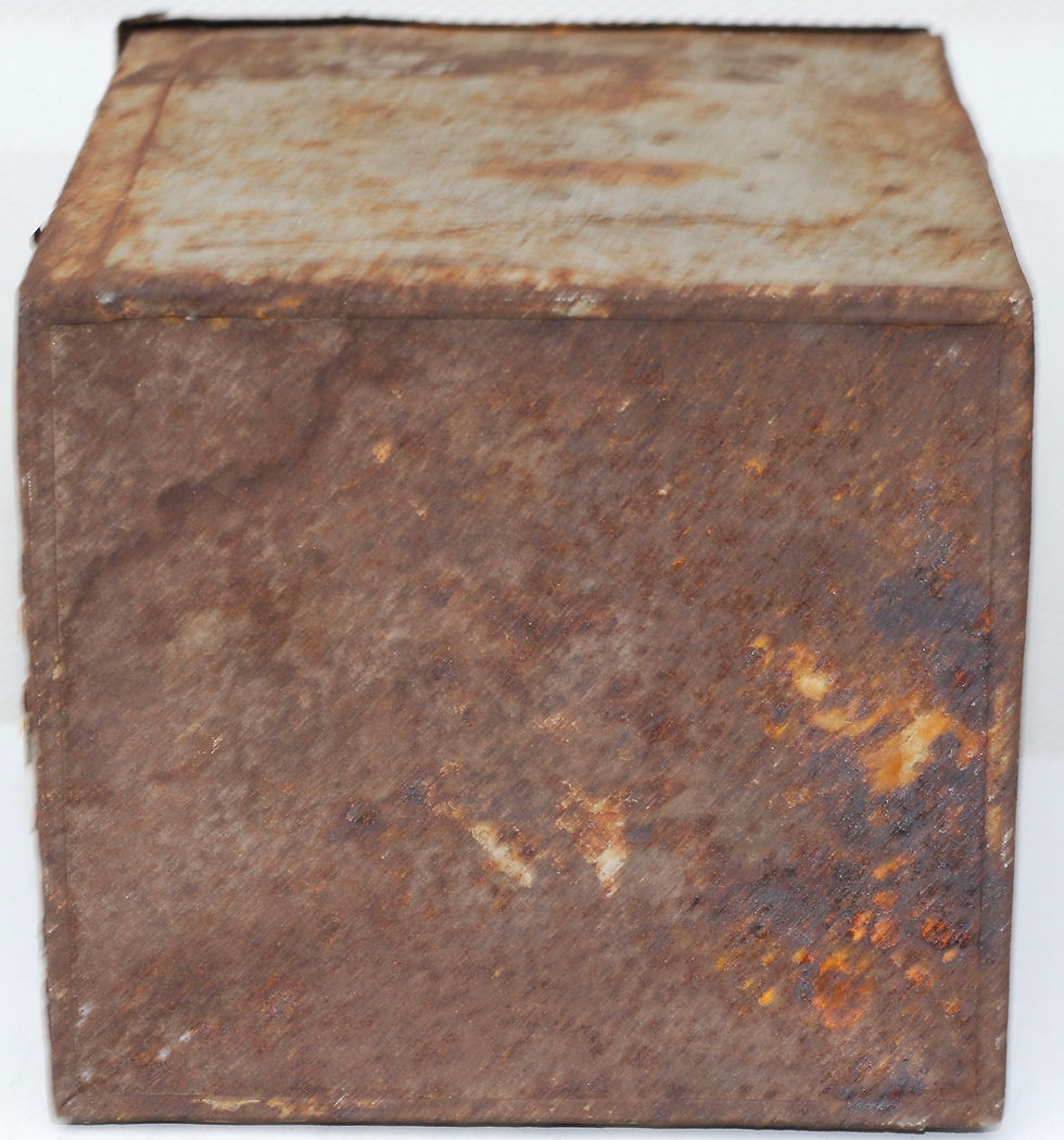 Miniaturbild: Preloved Shabby Chic Tin, vintage metal Brockhoff biscuit tin