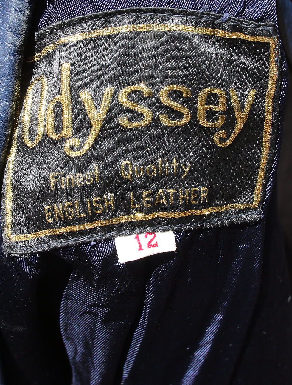 Miniaturbild: Preloved Retro Odyssey English Leather Jacket , size 12 (female)