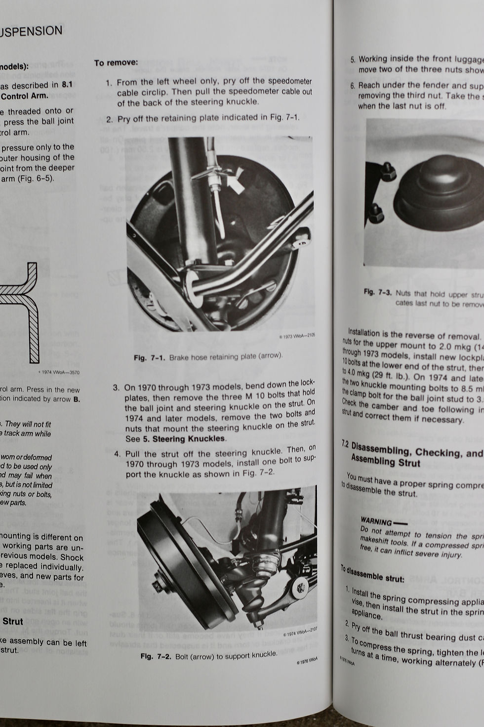 Μικρογραφία: Official service manual for Volkswagen Super Beetle, Beetle, and Karmann Ghia