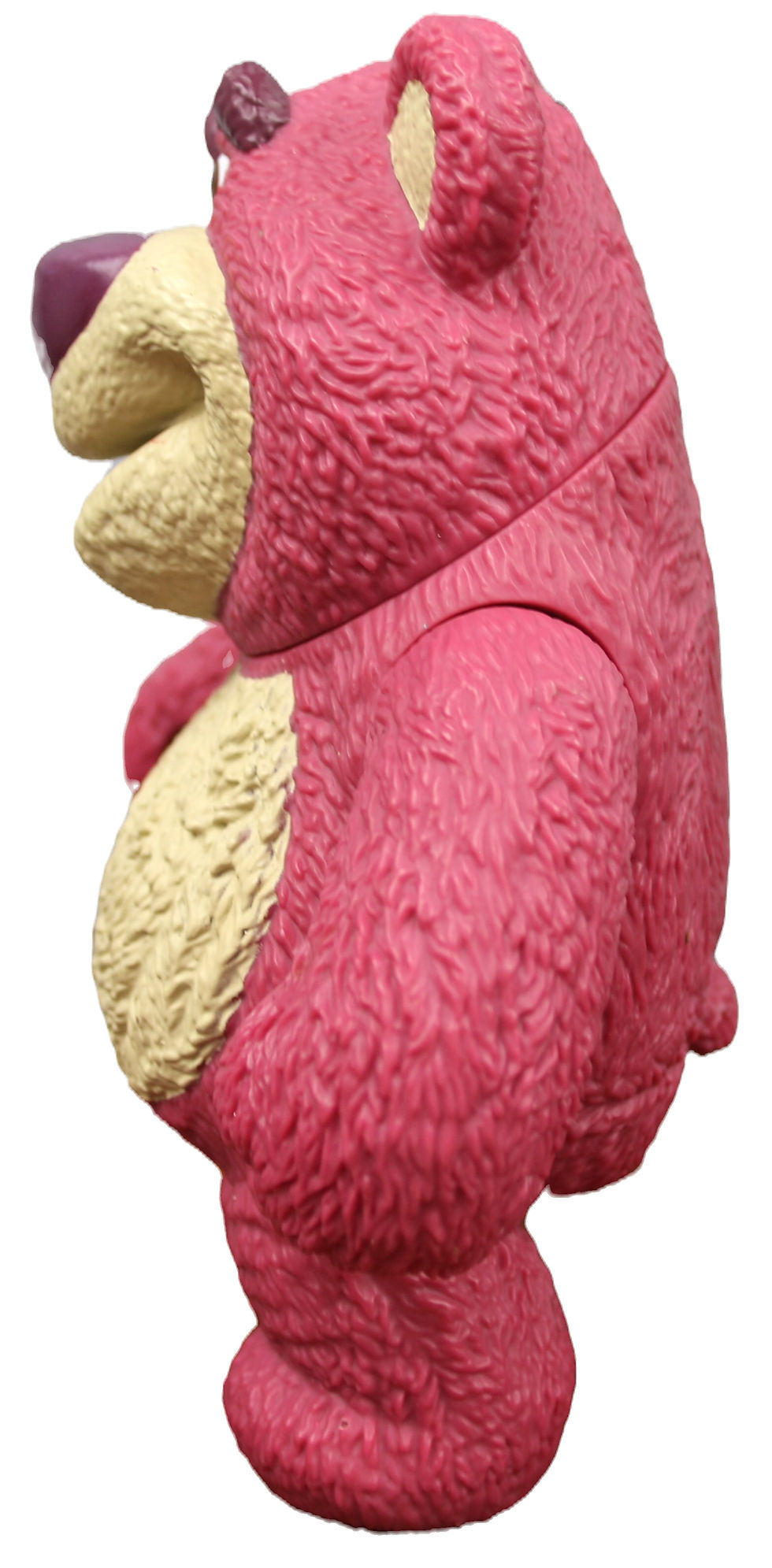 Miniature : Preloved Lotso Huggin' Bear action figure from the movie Toy Story 3.