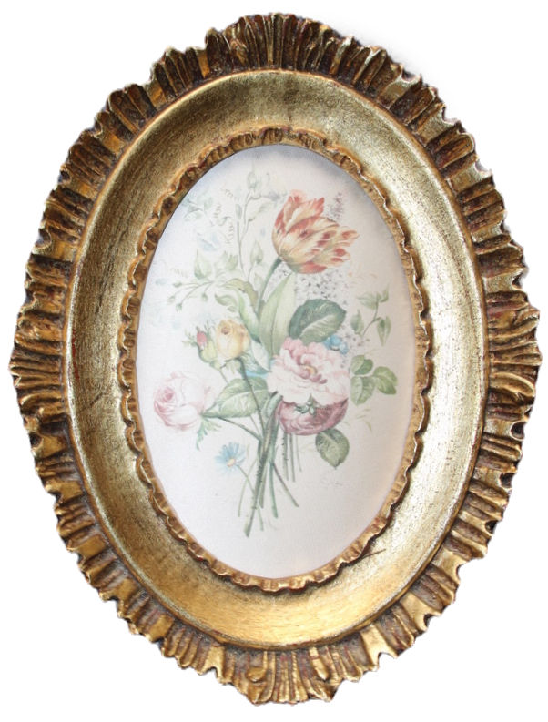 Preloved Artitalia Floral Picture In Ornate Frame