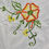Miniatura: Preloved Vintage Embroidered Floral pillow case, Flower Pillowcase