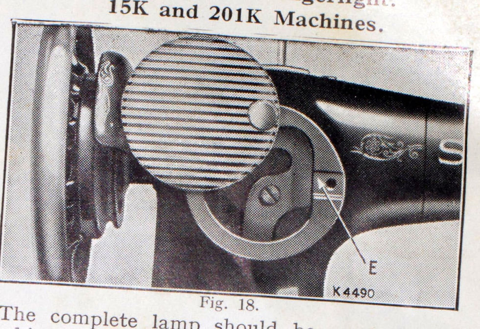 Miniatura: Preloved Singer Booklet for Singer B.A.K Electric Motors with Foot Control