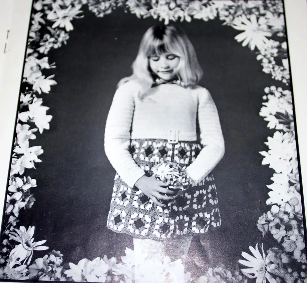 Thumbnail: Vintage Patons No. 974, Pretty girl gear in crochet. OOP patterns