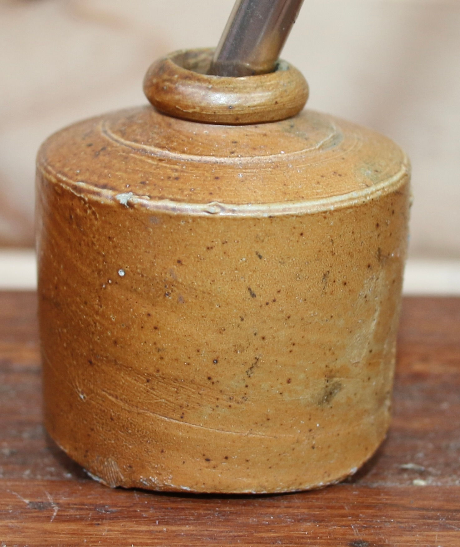 Preloved Vintage Stoneware Ink Pot