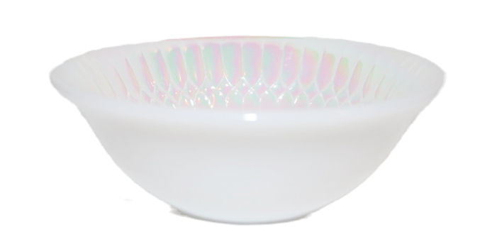 Miniatura: Preloved Opalescent Federal/Fire-King Heat Proof bowl