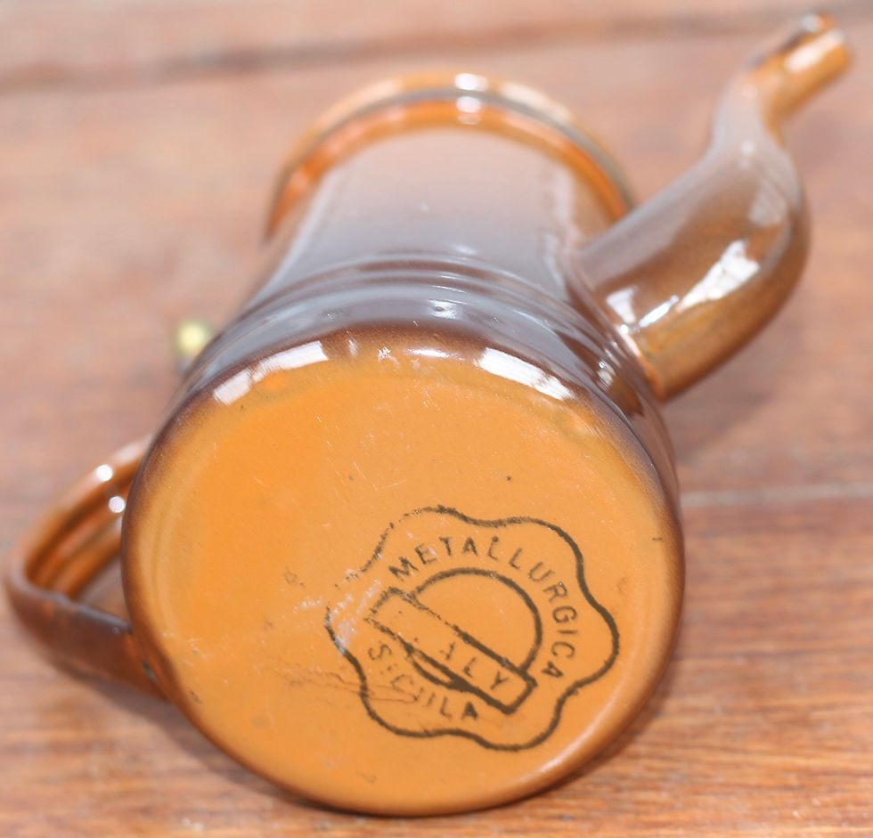 縮圖：Preloved Vintage Enamelware Coffee Pot, Small Coffee Pot