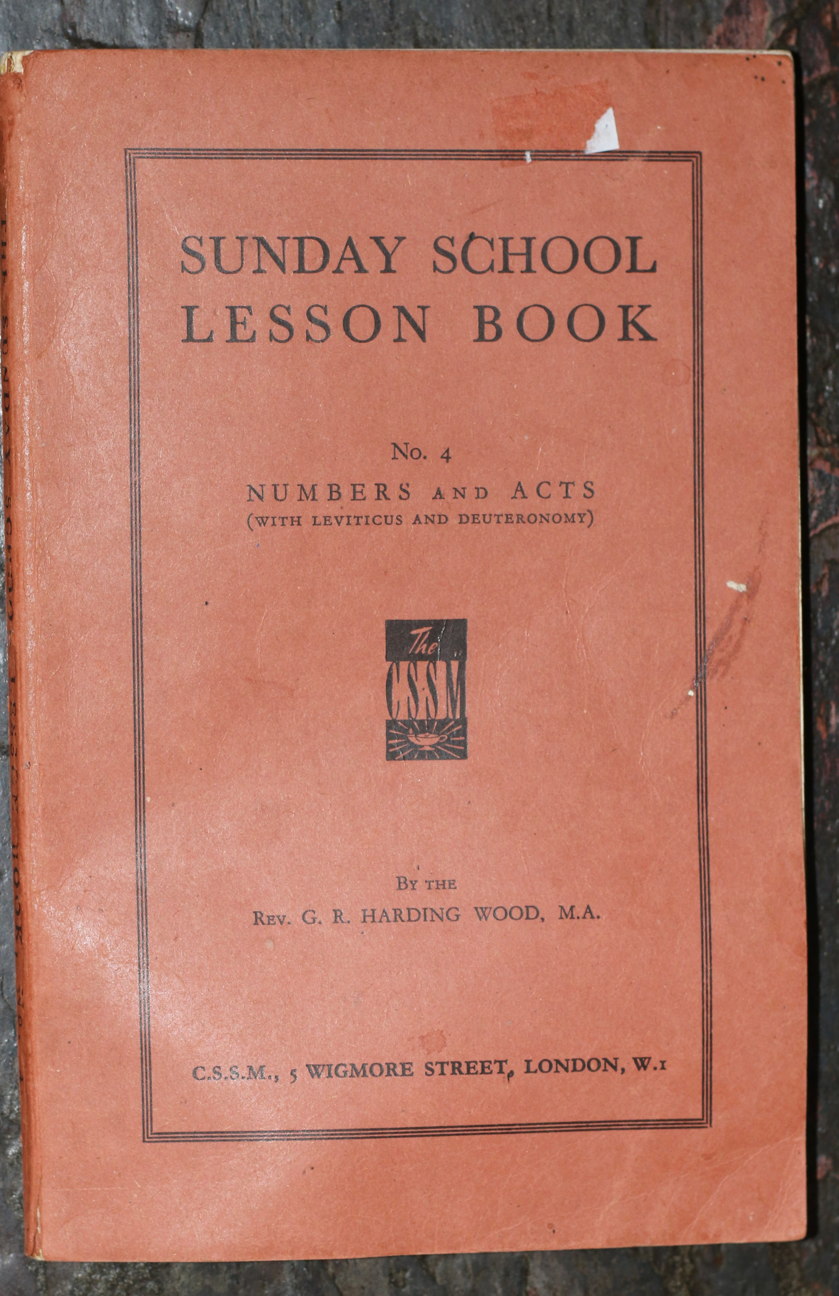 Preloved Vintage Sunday School Lesson Book No. 4,