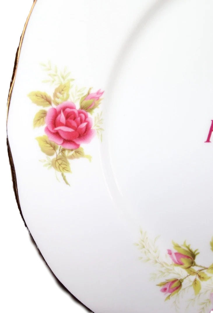 Thumbnail: Preloved Duchess 40th Ruby wedding anniversary display plate