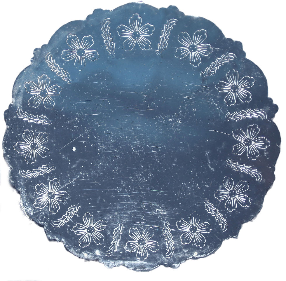 Miniatura: Preloved 3 Plate Folding Cake Stand, Two Tier Folding Cake Stand