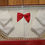 Miniatura: Vintage Orem hand crochet table linen in original box, tablecloth and napkins