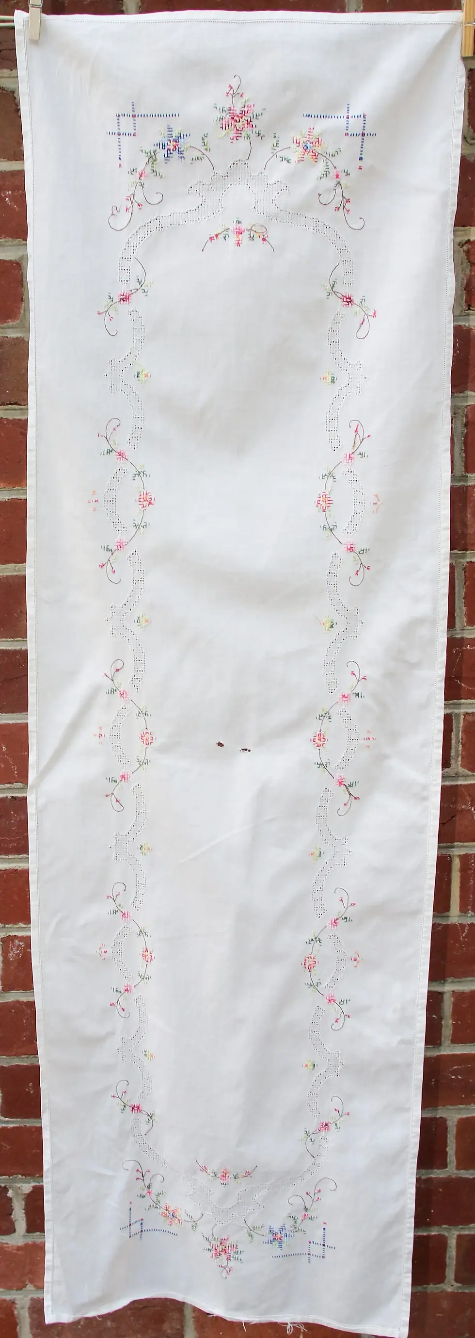 Thumbnail: Preloved Vintage Needlework Table Runner, Tablemat, Centrepiece, Doily