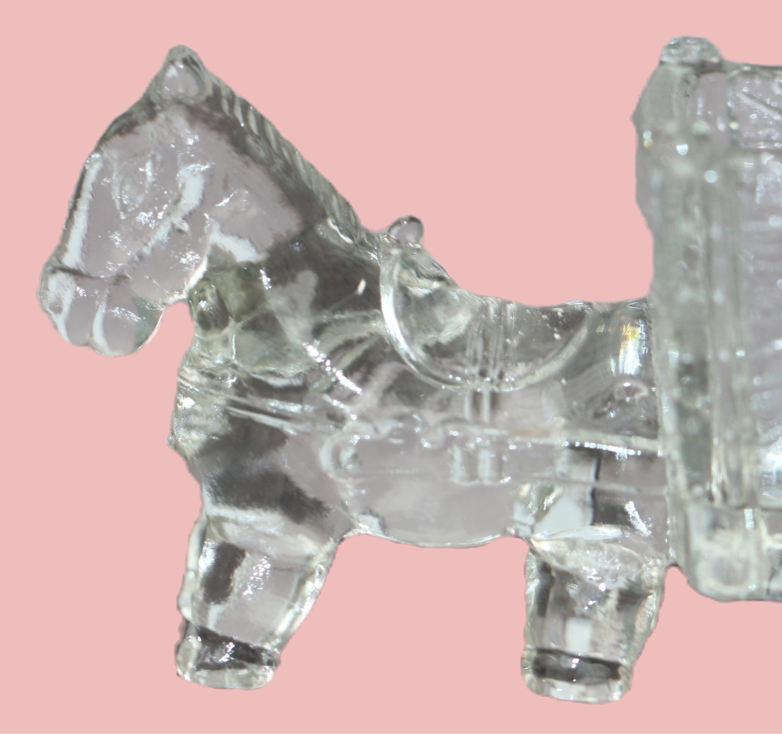 Preloved Donkey and Cart Ornament