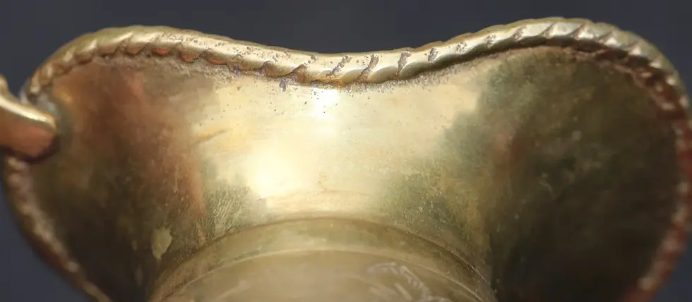 Miniaturbild: Preloved Decorative Copper Pot, Decorative Brass Pot, Brass Jug