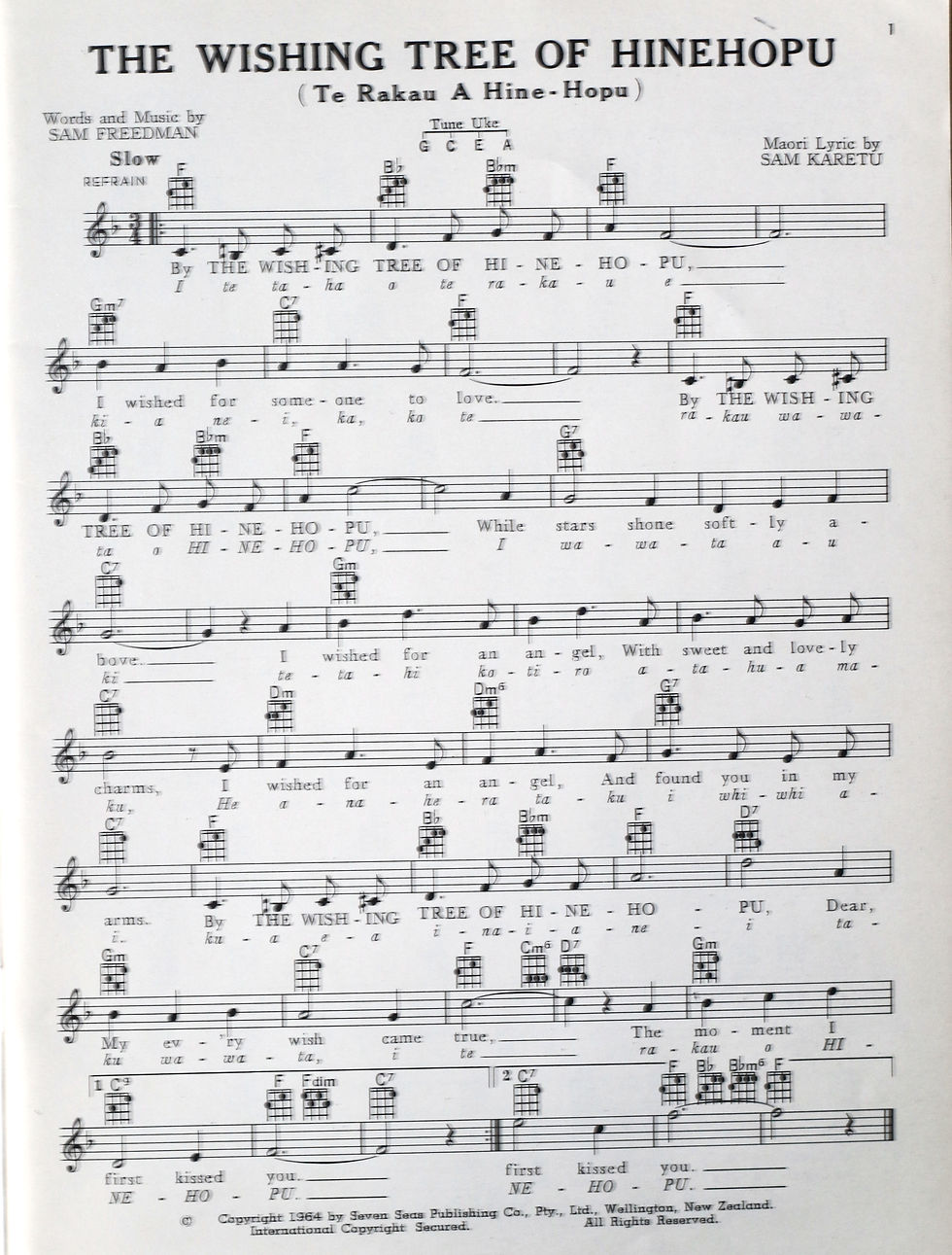Miniature : Preloved Vintage Songs of New Zealand Maori Music