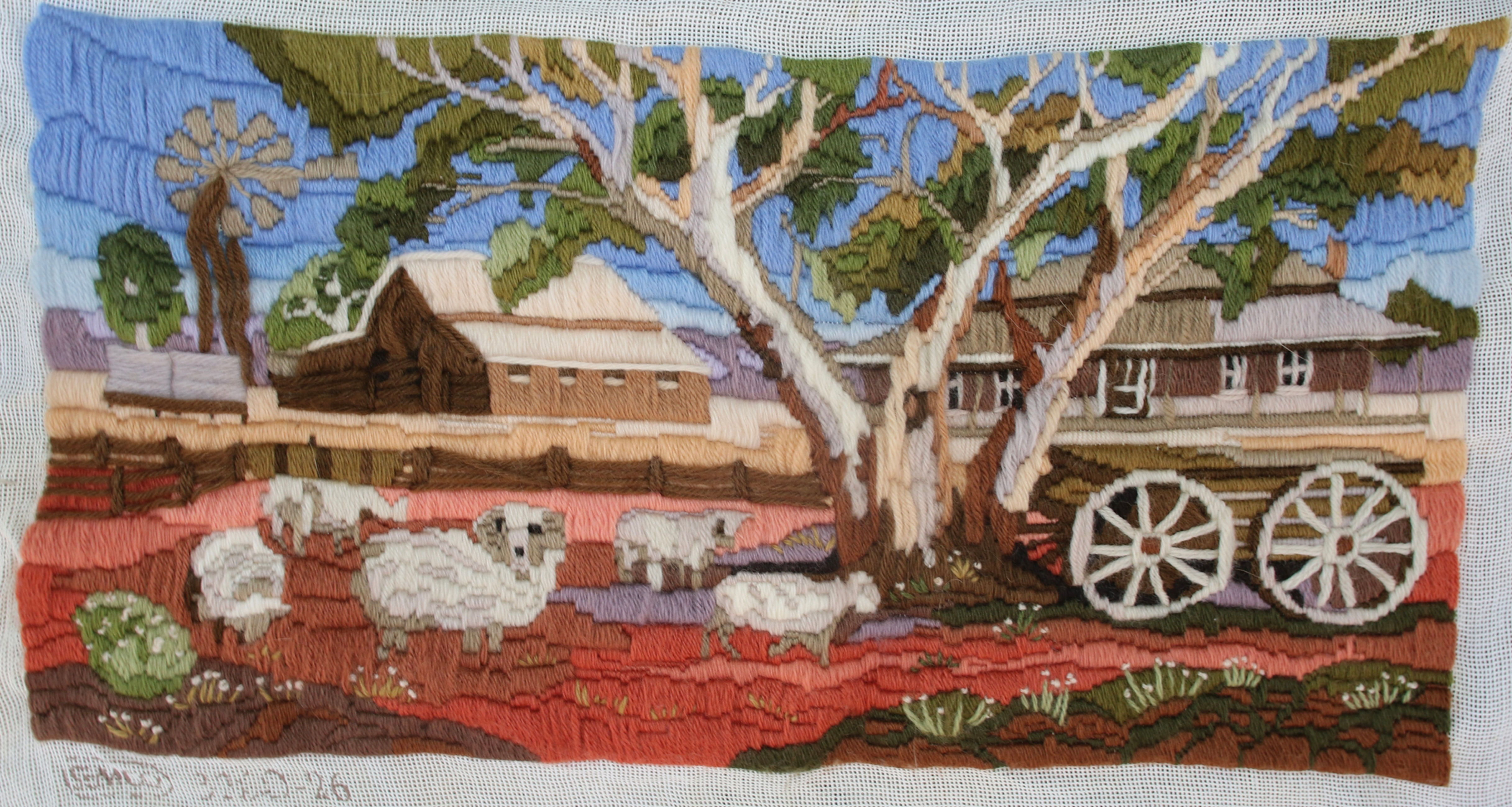 Preloved Semco Sheep Farm. Longstitch, Completed