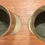 Μικρογραφία: Preloved Vintage Pair of Brass Goblets with Floral Etchings