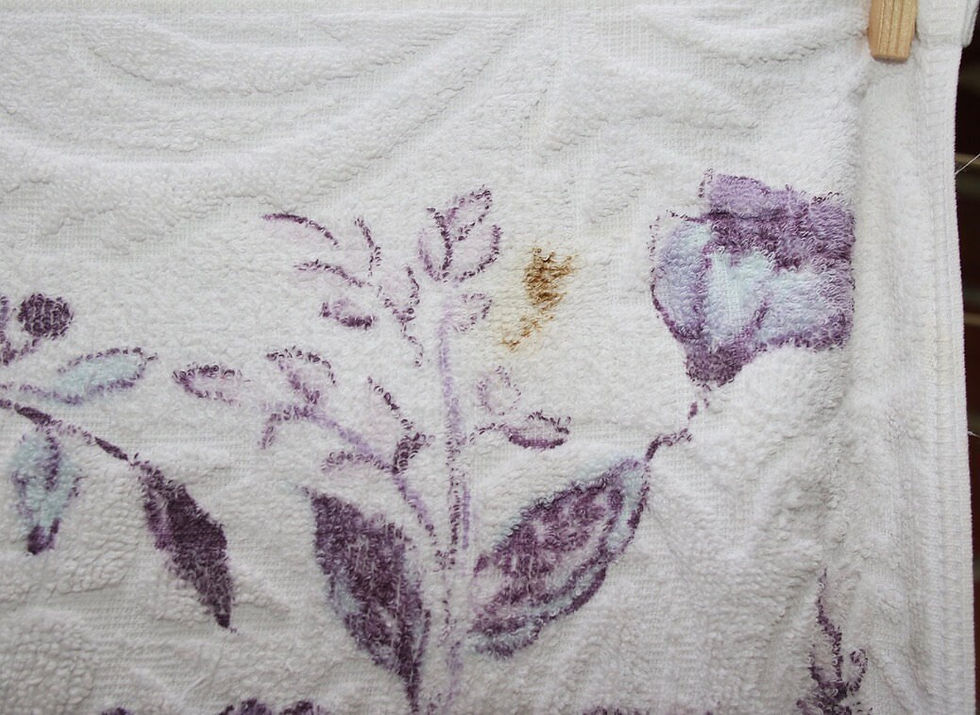 縮圖：Preloved Guest Room Towel, Floral Towel, Flower Towel