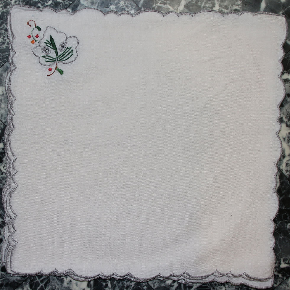 Миниатюра: Preloved Set of six embroidered napkins