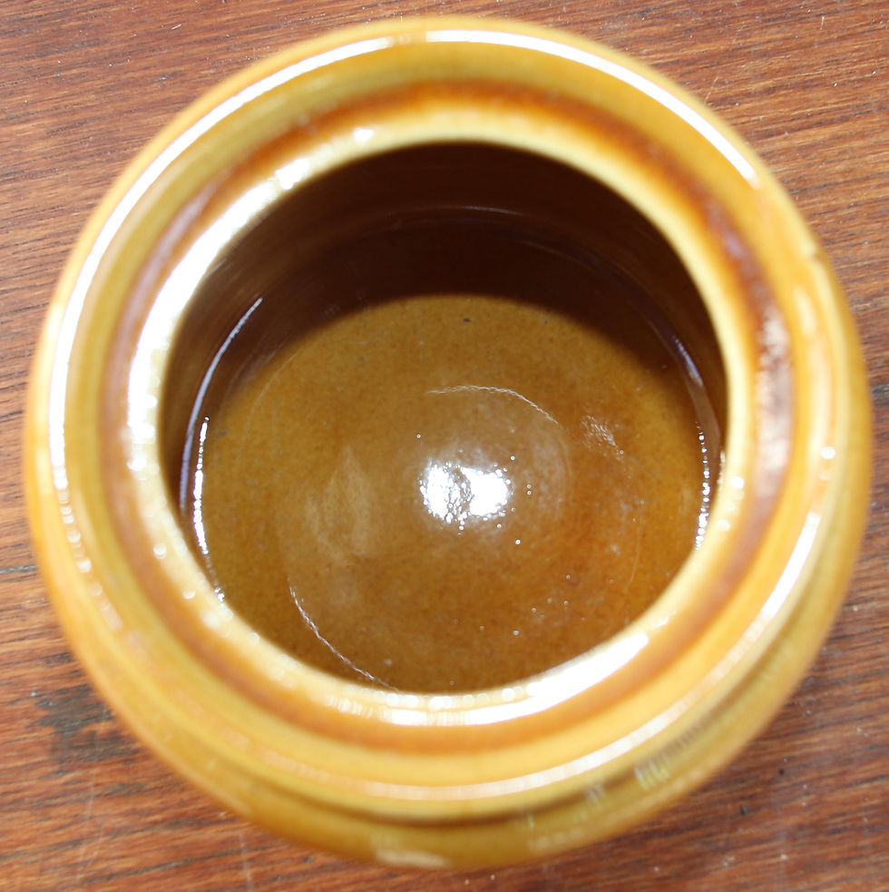 Miniatura: Preloved Ceramic Coffee Canister, Bendigo Pottery Container, Australia