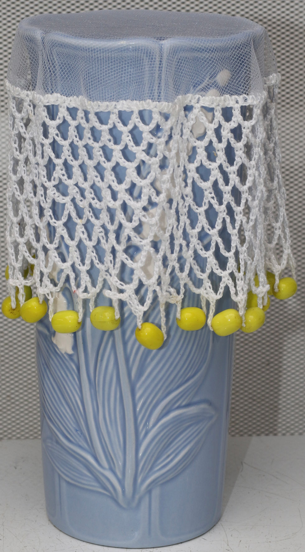 Thumbnail: Preloved Crochet Beaded Jug Cover