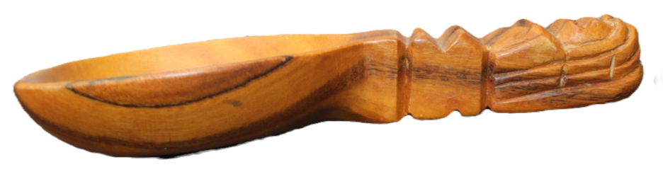 Miniaturbild: Preloved Wooden Tiki Spoon Platter