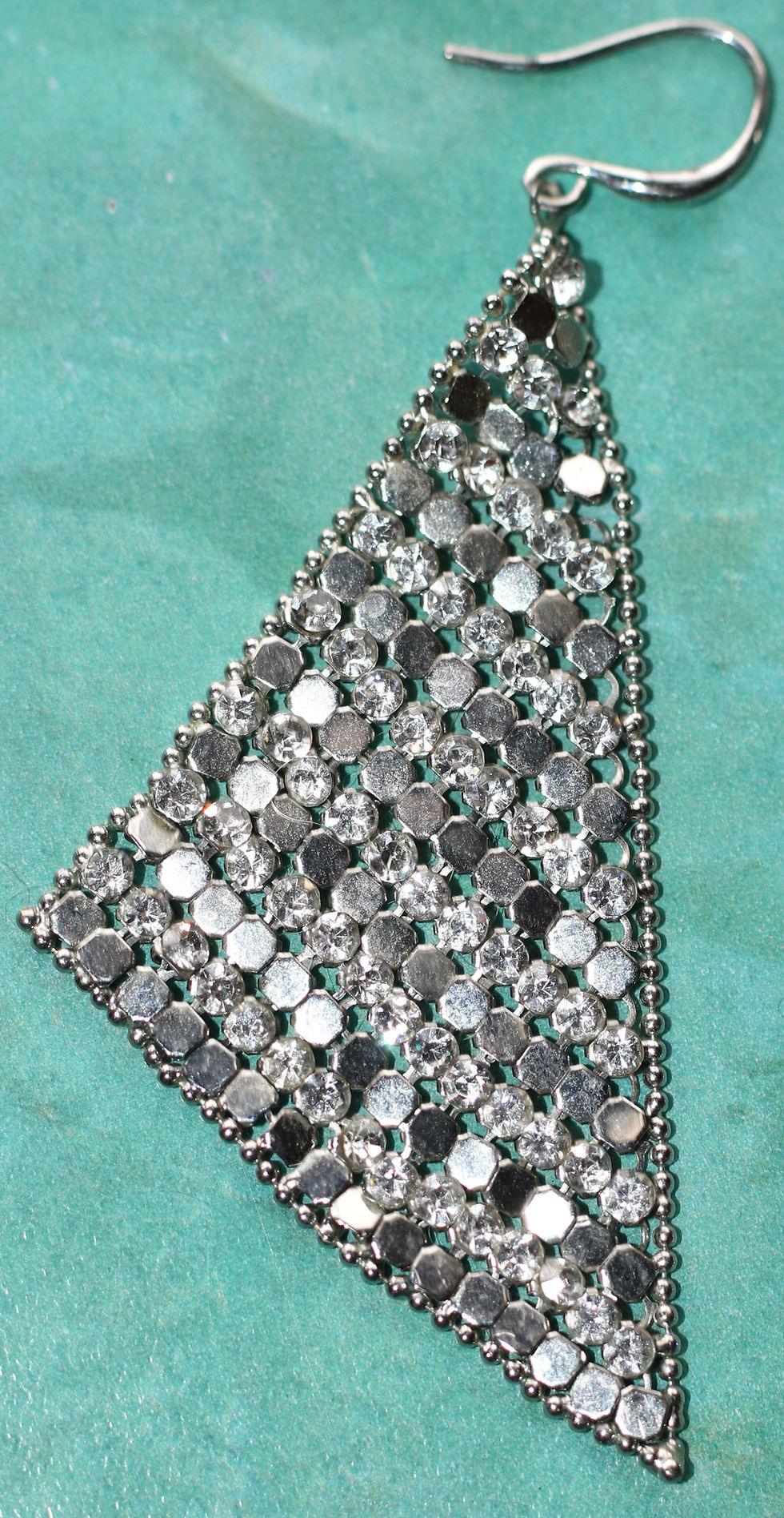 Miniatura: Preloved Glomesh-Style Earrings, Aluminium Mesh Earrings