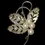 Miniaturbild: Preloved Vintage Silver-Coloured Filigree Brooch