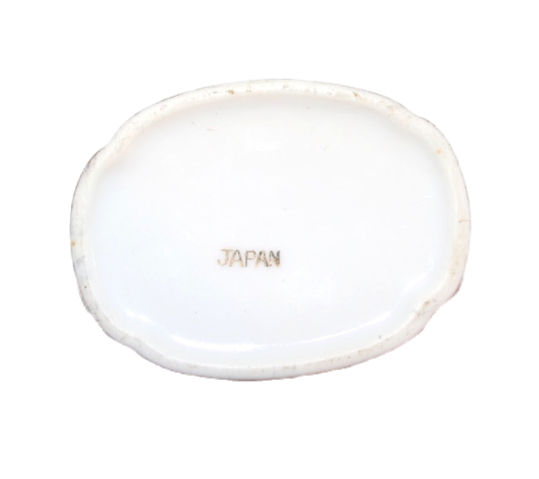 Miniatura: Preloved Golden Lustreware Trinket Box with Floral Decoration