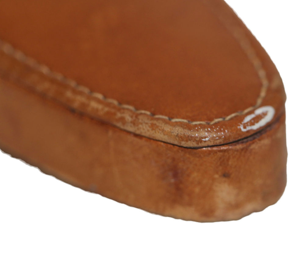 縮圖：Preloved Hickok Shoe or Lint Brush , Kangaroo Leather , Boomerang Brush